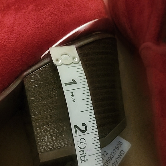 Journee Collection Chic Red Ankle Booties - Picture 5 of 6